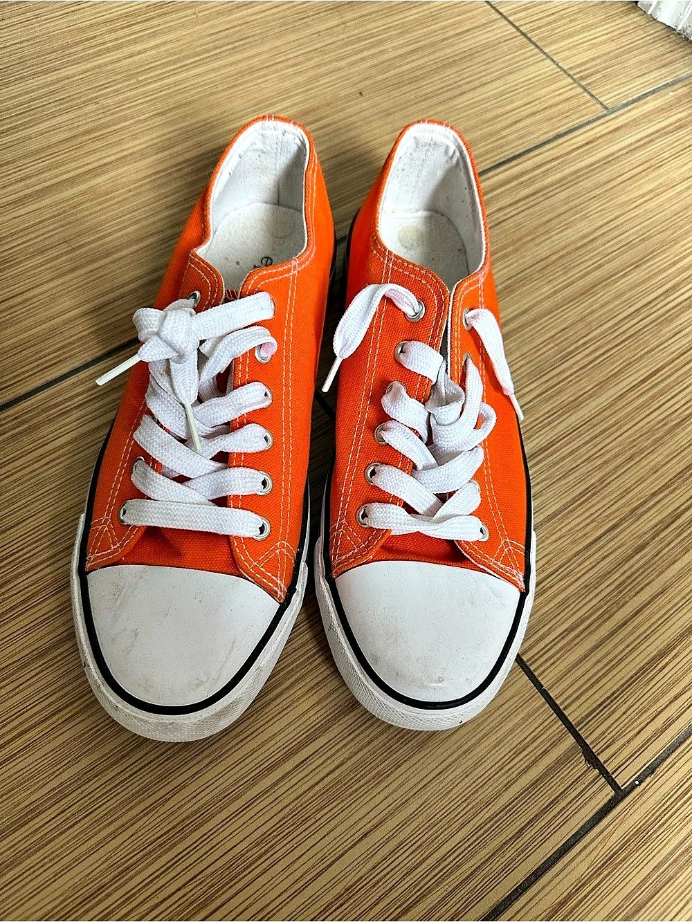 epicstep Orange Canvas Sneakers